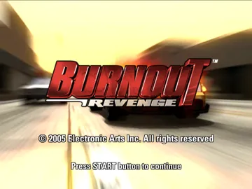 Burnout Revenge (Japan) screen shot title